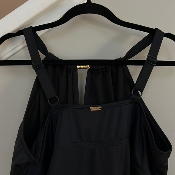 LAUREN RALPH LAUREN
Plus Size Halter-Neck One Piece Swimsuit - Picture 7 of 14